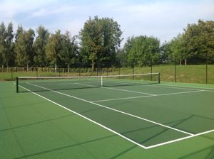 Tennis court- click for photo gallery